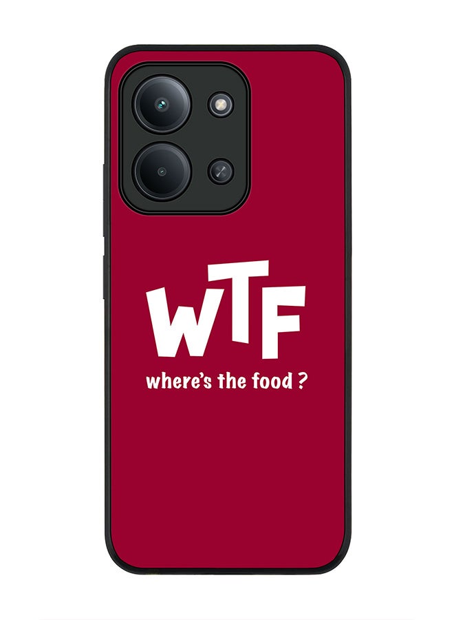 For Xiaomi Redmi 15C 4G Case,Slim fit Camera Protection, Shockproof Thin Phone cover  - Where's the food?